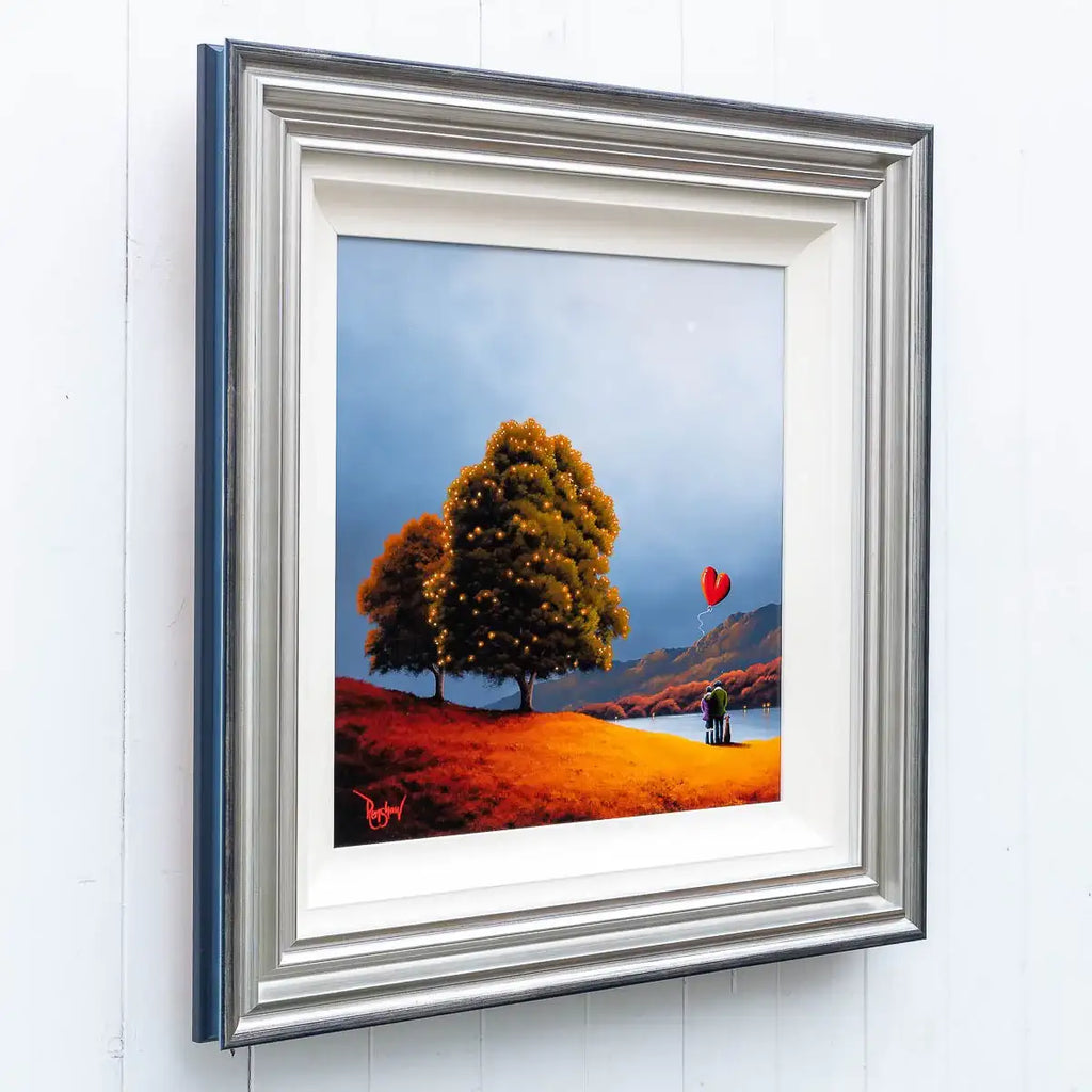 Lakeside Views with You - Original - SOLD by artist David Renshaw - Wyecliffe Galleries