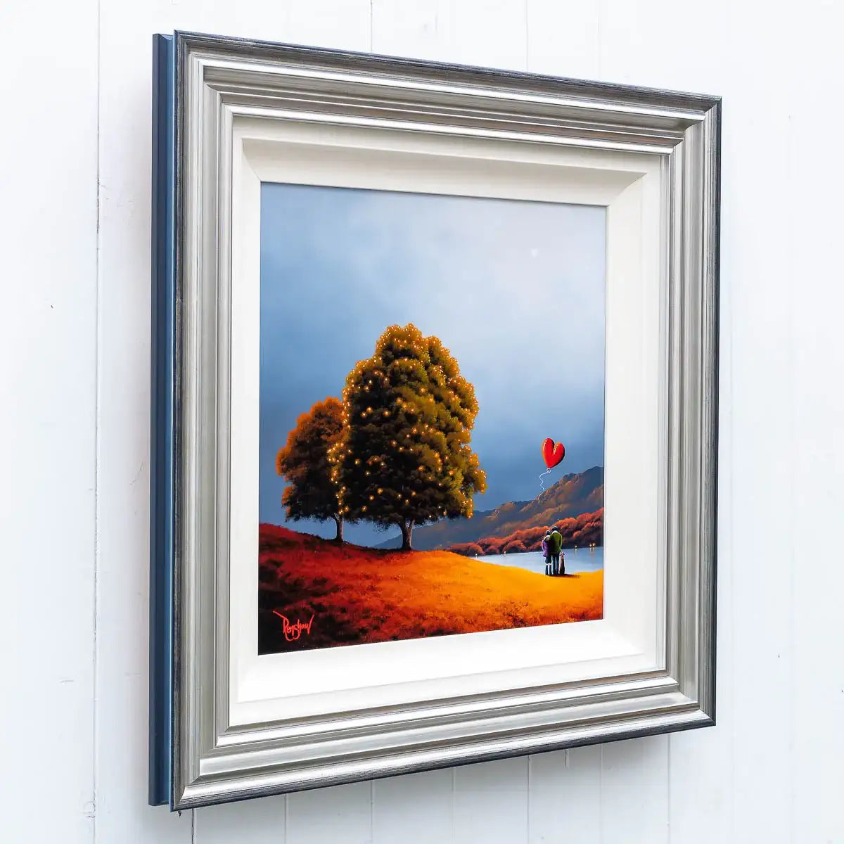 Lakeside Views with You - Original - SOLD by artist David Renshaw - Wyecliffe Galleries