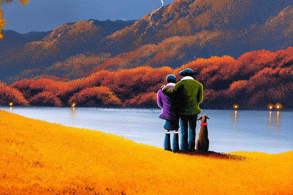 Lakeside Views with You - Original - SOLD by artist David Renshaw - Wyecliffe Galleries