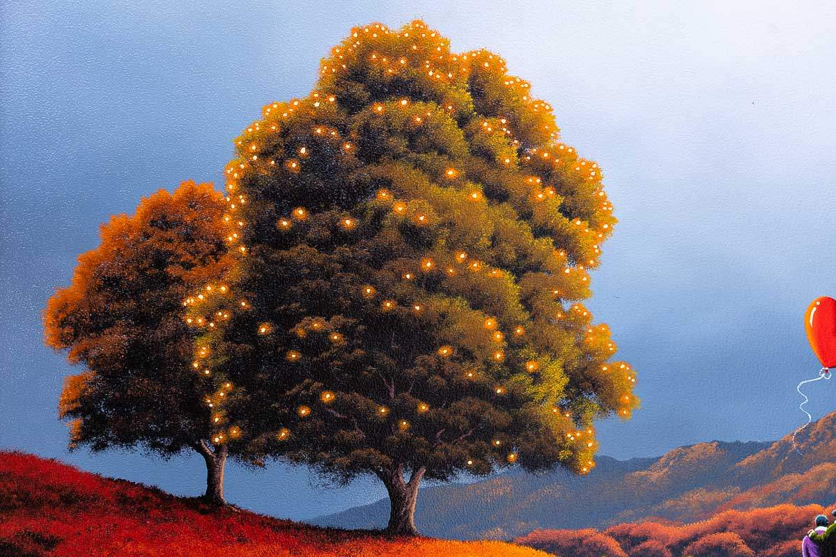 Lakeside Views with You - Original - SOLD by artist David Renshaw - Wyecliffe Galleries