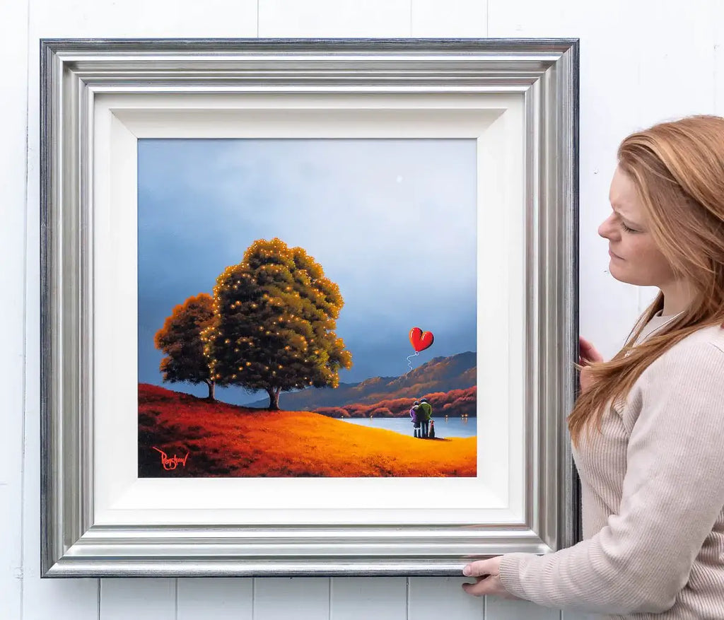 Lakeside Views with You - Original - SOLD by artist David Renshaw - Wyecliffe Galleries