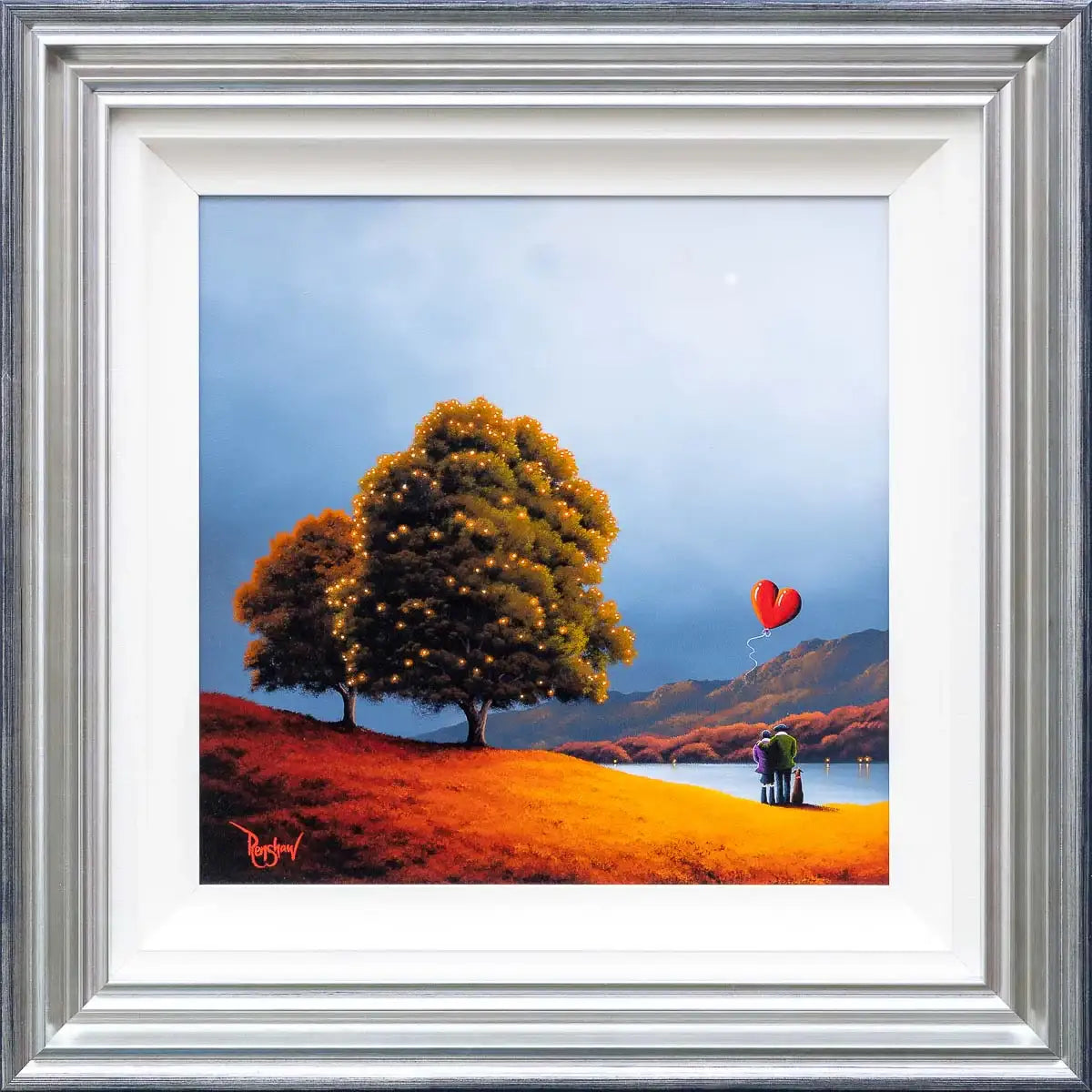 Lakeside Views with You - Original - SOLD by artist David Renshaw - Wyecliffe Galleries