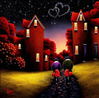 Late Night Ride - SOLD by artist David Renshaw - Wyecliffe Galleries