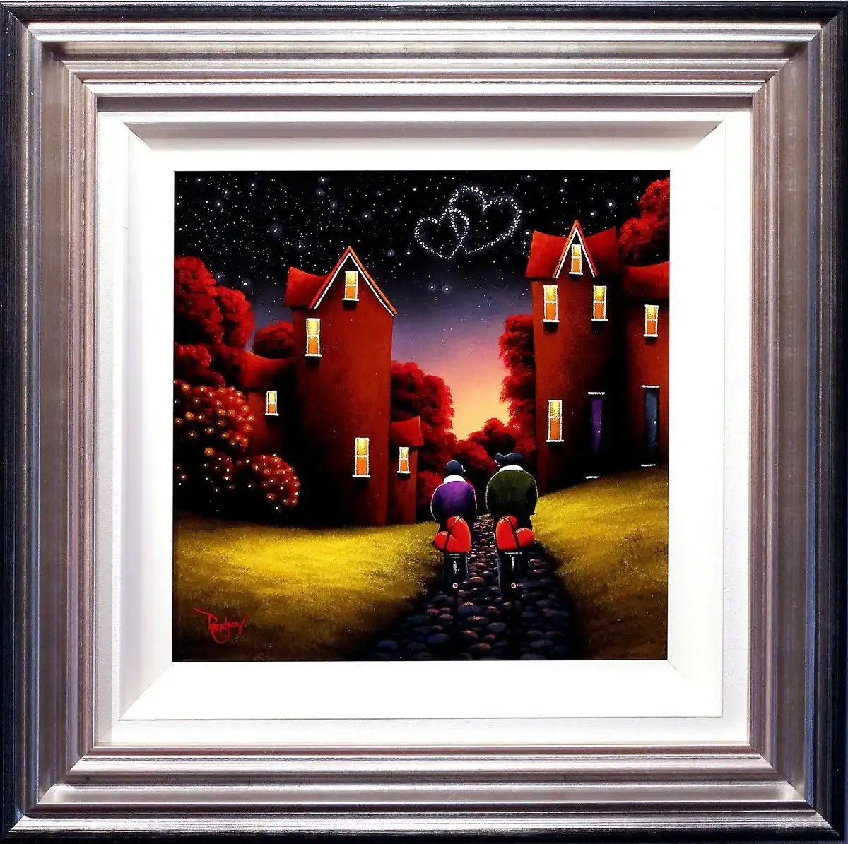 Late Night Ride - SOLD by artist David Renshaw - Wyecliffe Galleries