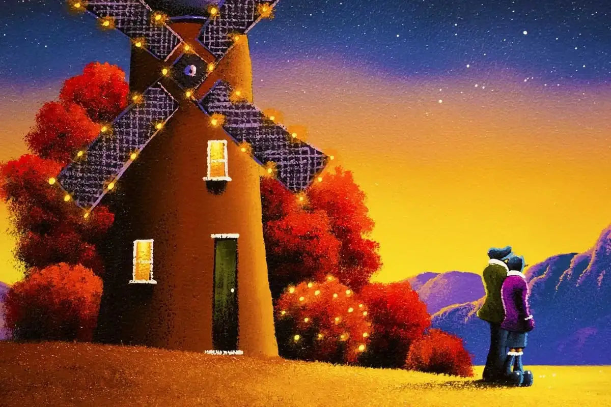 Late Night Stroll - SOLD by artist David Renshaw - Wyecliffe Galleries