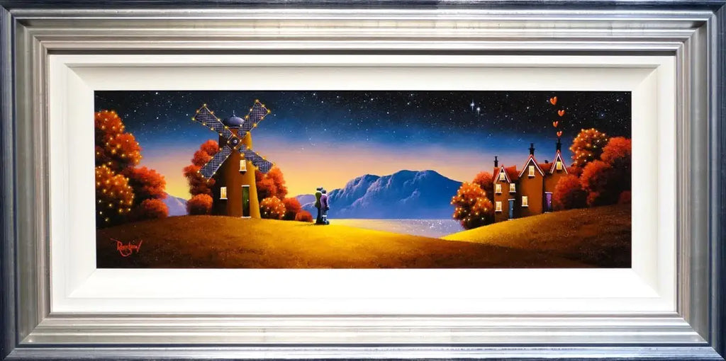 Late Night Stroll - SOLD by artist David Renshaw - Wyecliffe Galleries
