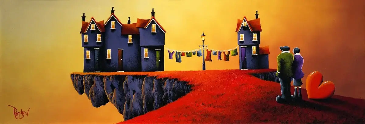 Laundry Day - SOLD by artist David Renshaw - Wyecliffe Galleries