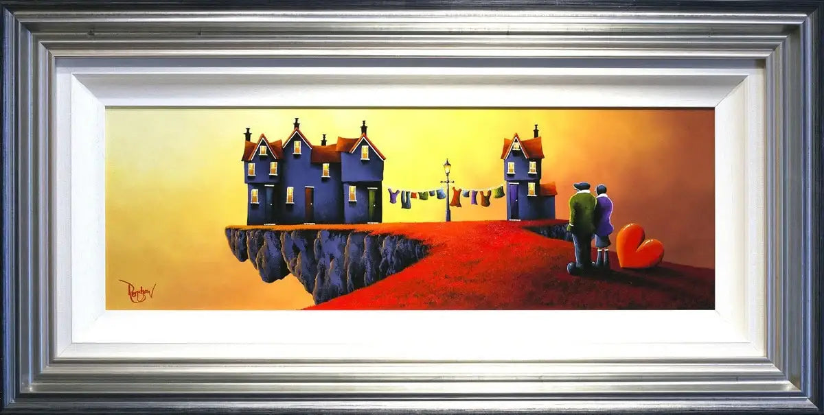 Laundry Day - SOLD by artist David Renshaw - Wyecliffe Galleries