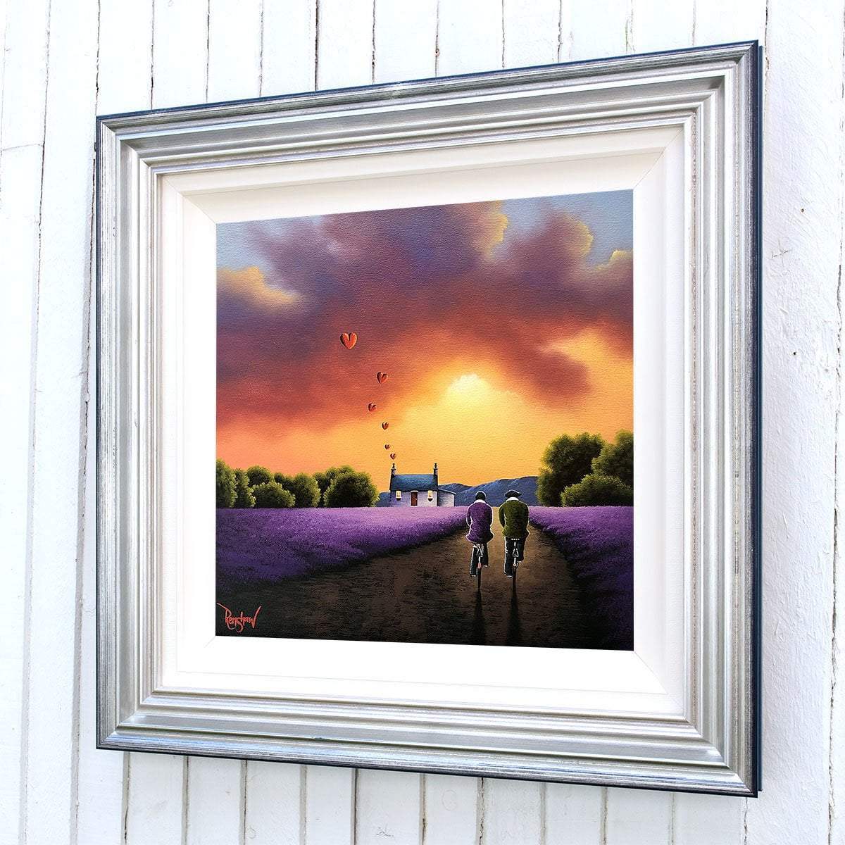 Lavender Loveway - Original - SOLD by artist David Renshaw - Wyecliffe Galleries