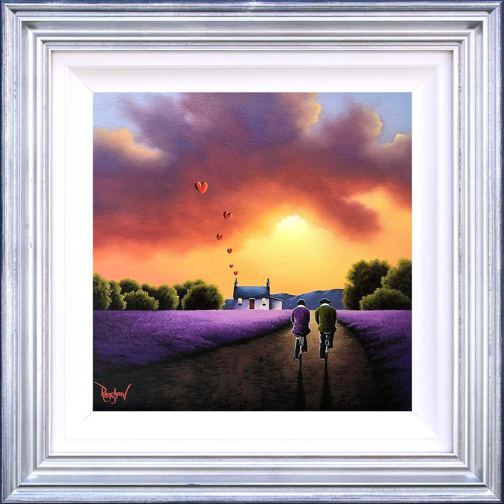 Lavender Loveway - Original - SOLD by artist David Renshaw - Wyecliffe Galleries