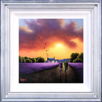 Lavender Loveway - Original - SOLD by artist David Renshaw - Wyecliffe Galleries