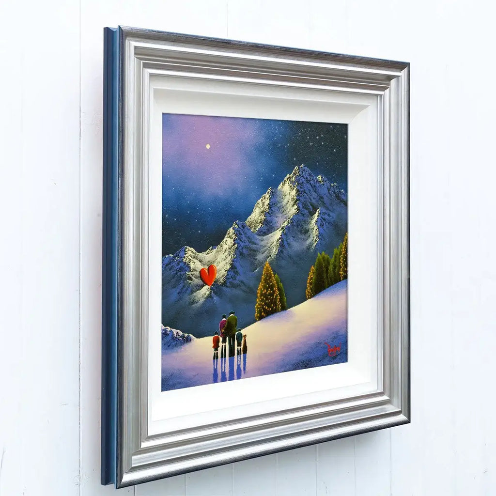 Lavender Snow - Original - SOLD by artist David Renshaw - Wyecliffe Galleries