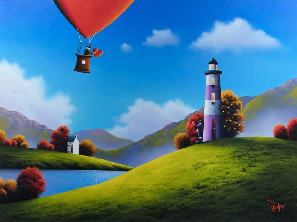 Learning to Fly - SOLD by artist David Renshaw - Wyecliffe Galleries