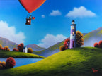 Learning to Fly - SOLD by artist David Renshaw - Wyecliffe Galleries