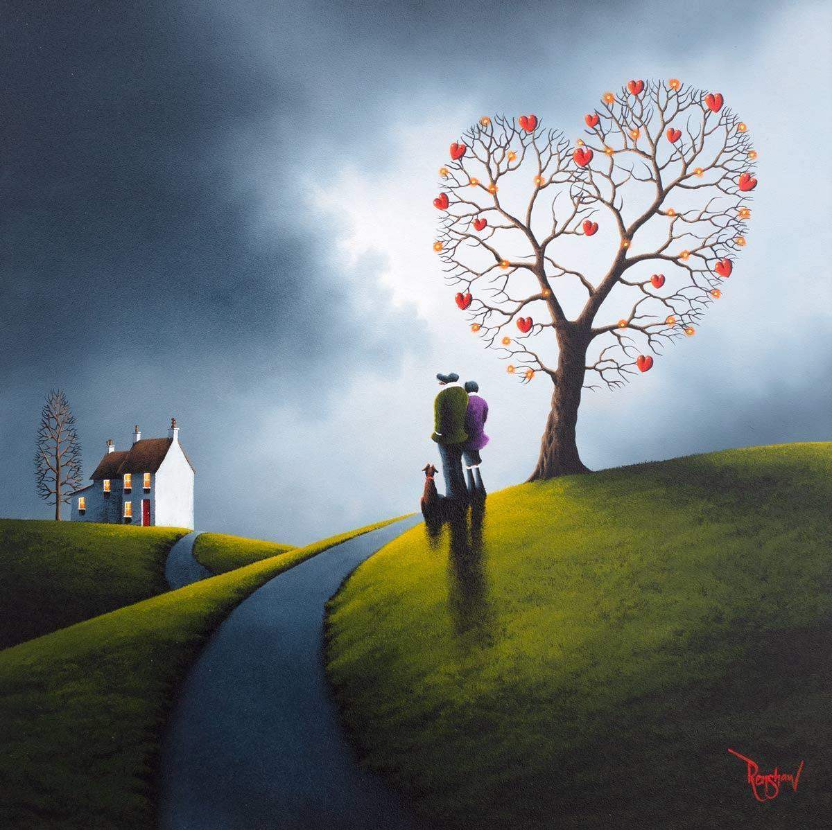 Let Love Grow - Original - SOLD by artist David Renshaw - Wyecliffe Galleries