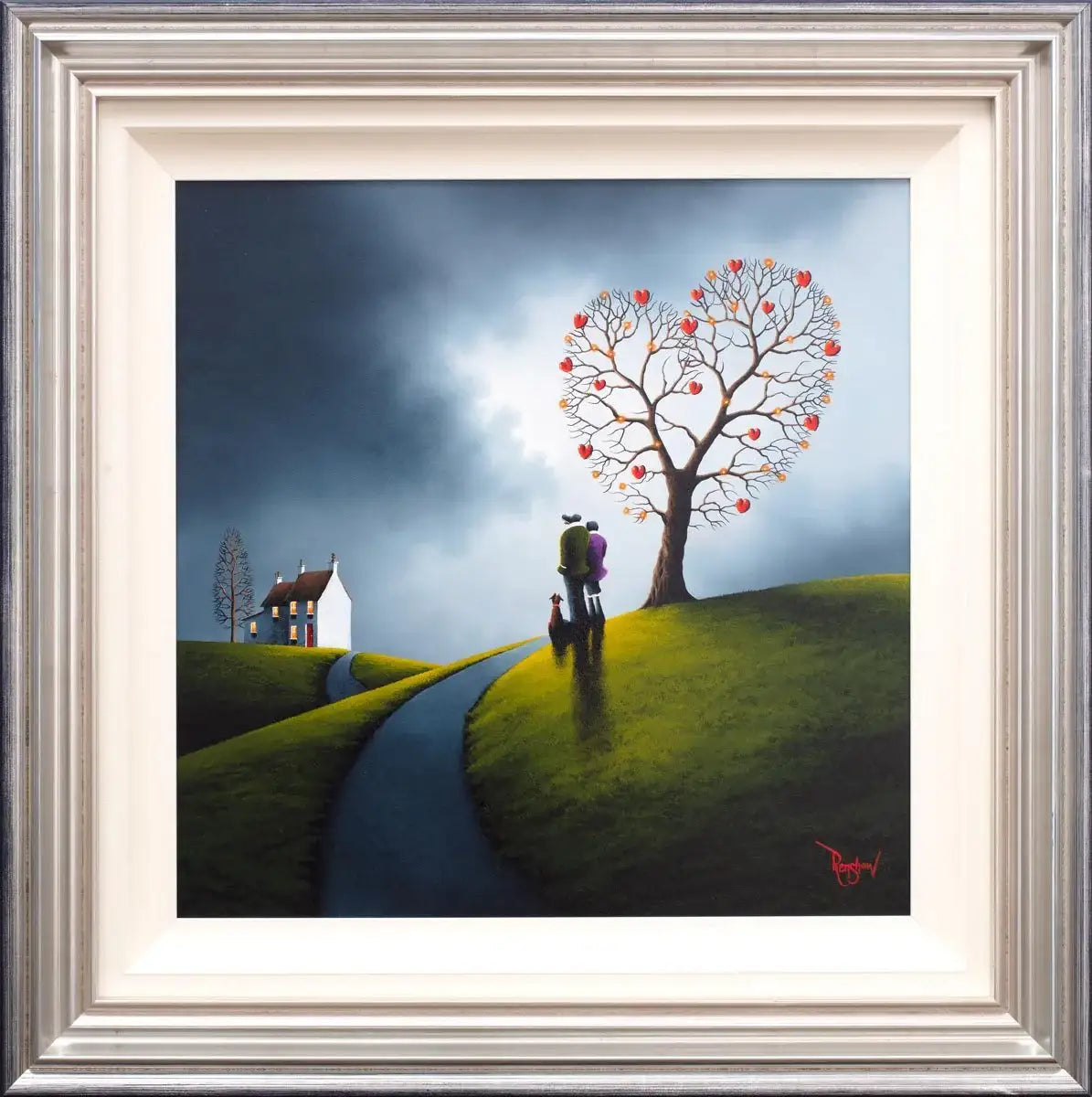 Let Love Grow - Original - SOLD by artist David Renshaw - Wyecliffe Galleries