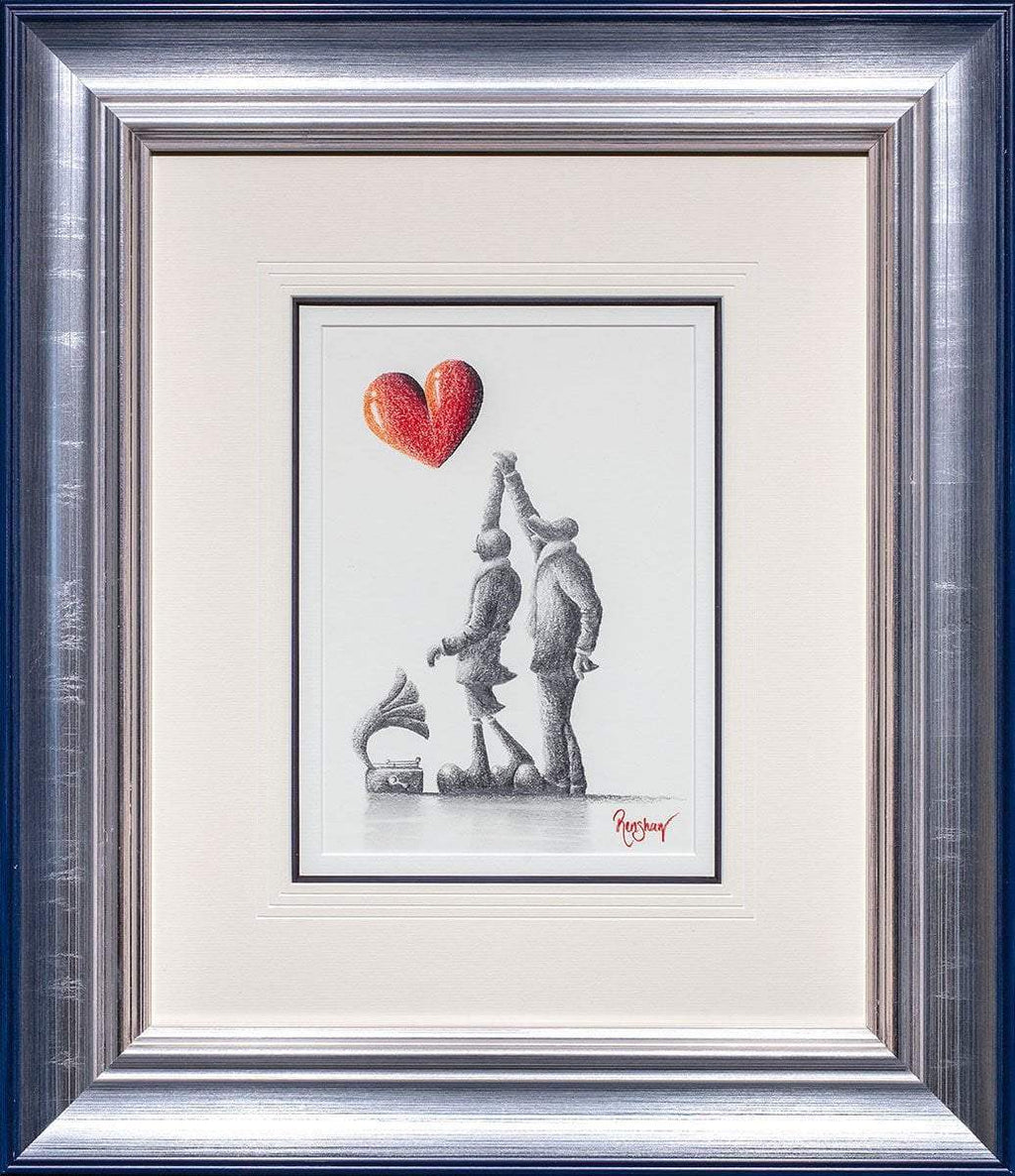 Lets Dance! - Original Sketch - SOLD by artist David Renshaw - Wyecliffe Galleries