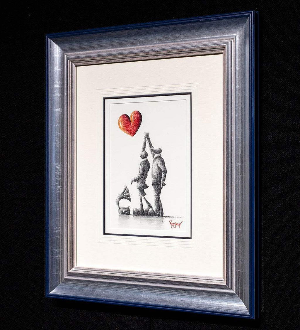 Lets Dance! - Original Sketch - SOLD by artist David Renshaw - Wyecliffe Galleries