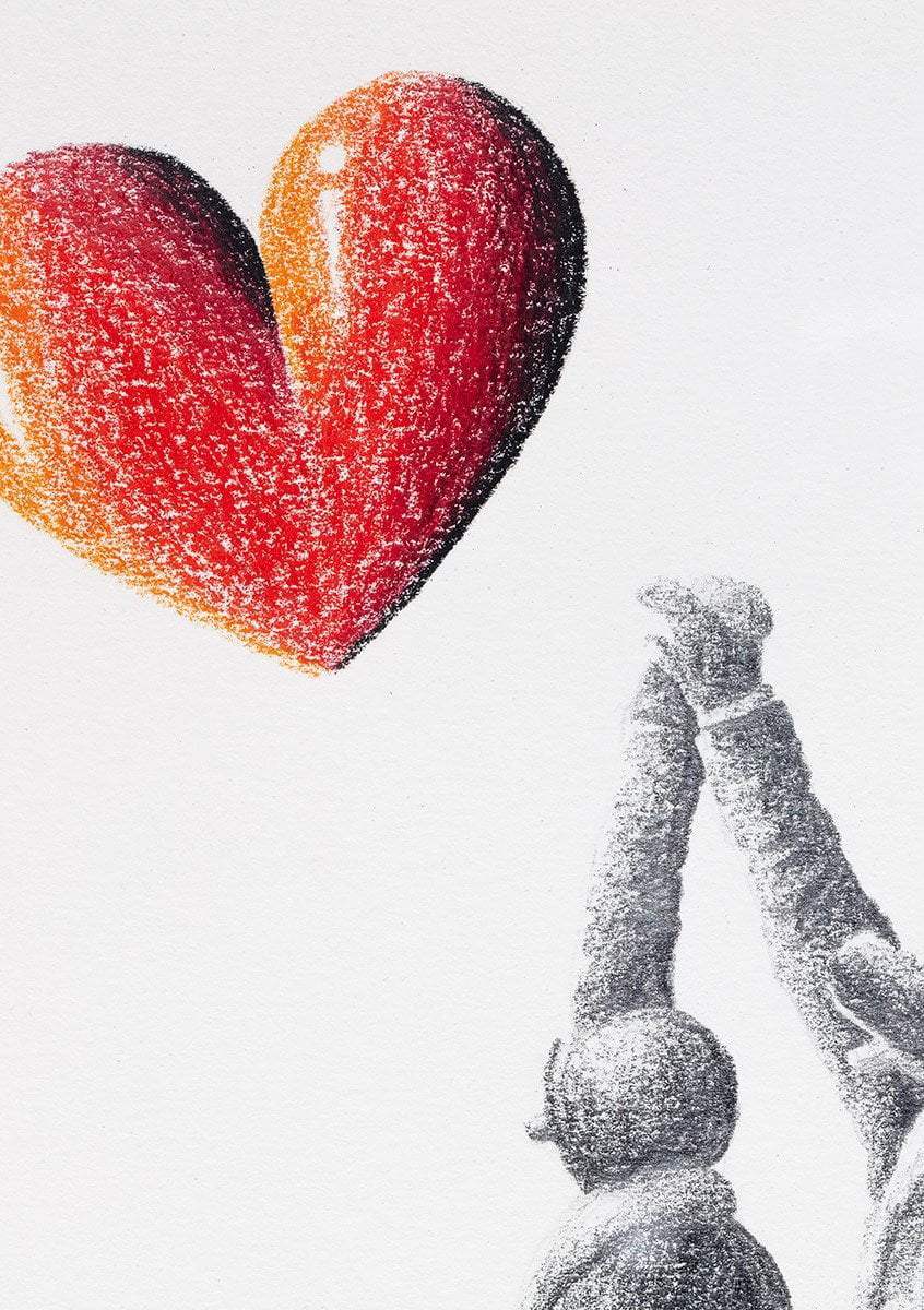 Lets Dance! - Original Sketch - SOLD by artist David Renshaw - Wyecliffe Galleries