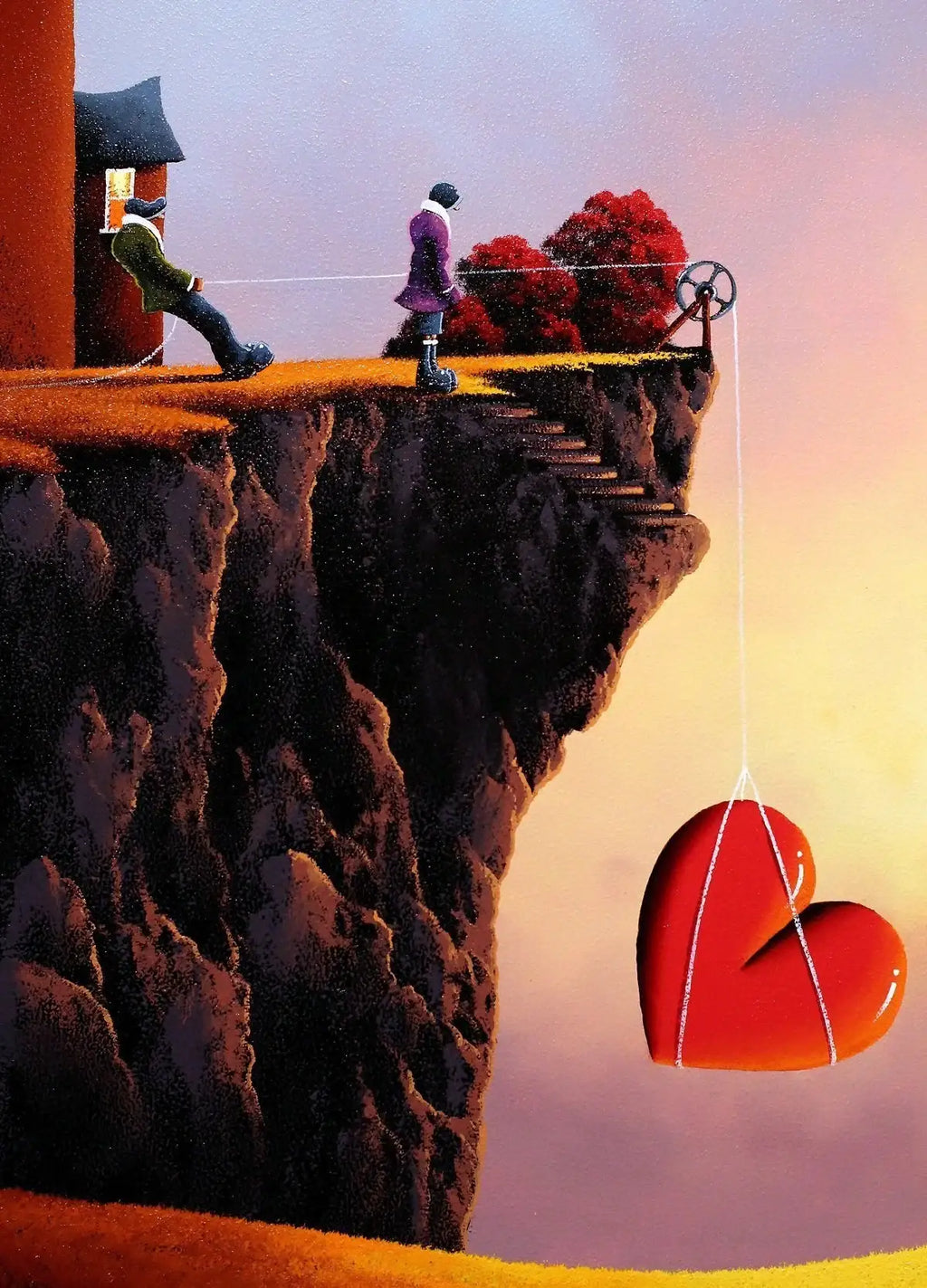 Lifting Love - SOLD by artist David Renshaw - Wyecliffe Galleries