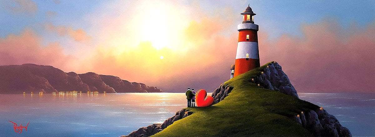 Light My Way - Original - SOLD by artist David Renshaw - Wyecliffe Galleries
