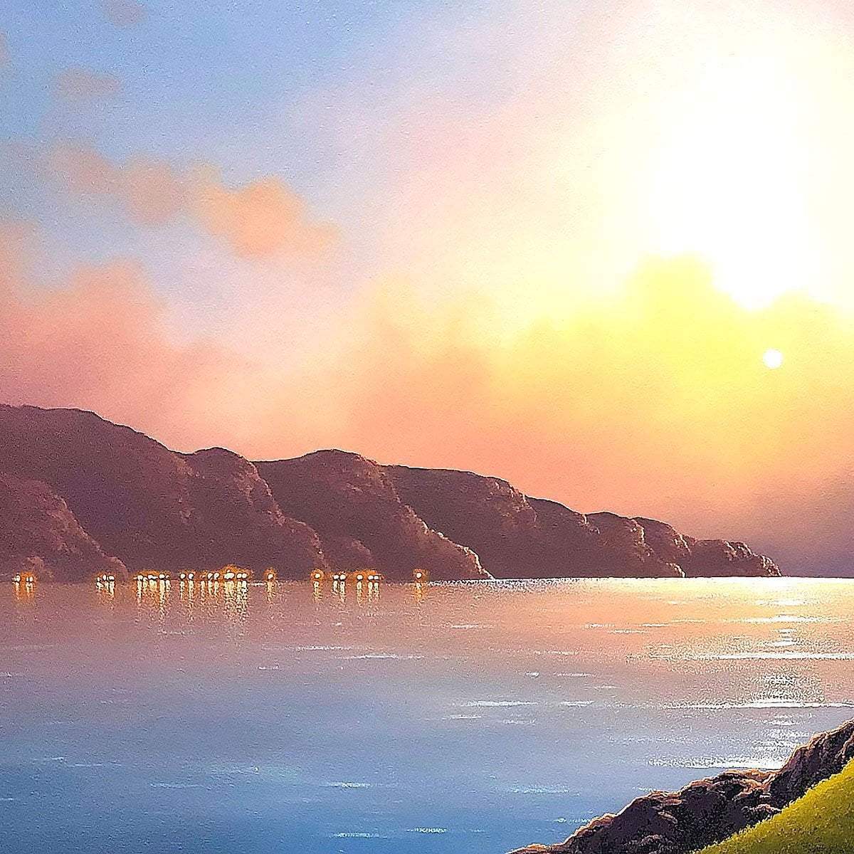 Light My Way - Original - SOLD by artist David Renshaw - Wyecliffe Galleries