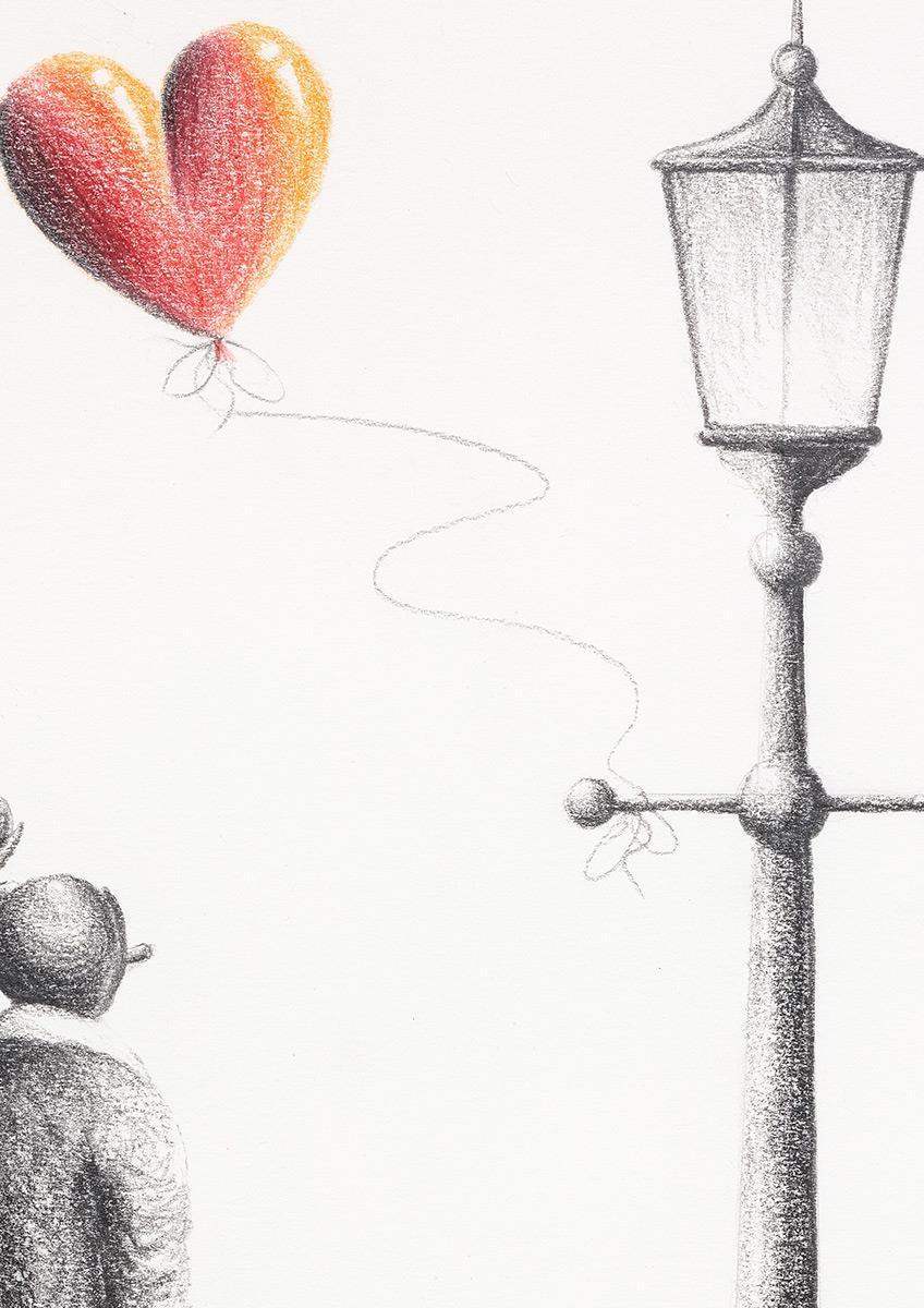 Light The Way - Sketch - SOLD by artist David Renshaw - Wyecliffe Galleries