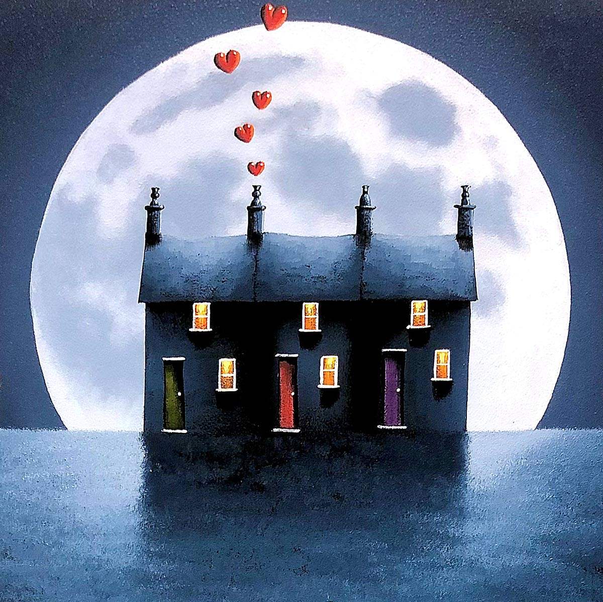 Light Up My World - Original - SOLD by artist David Renshaw - Wyecliffe Galleries