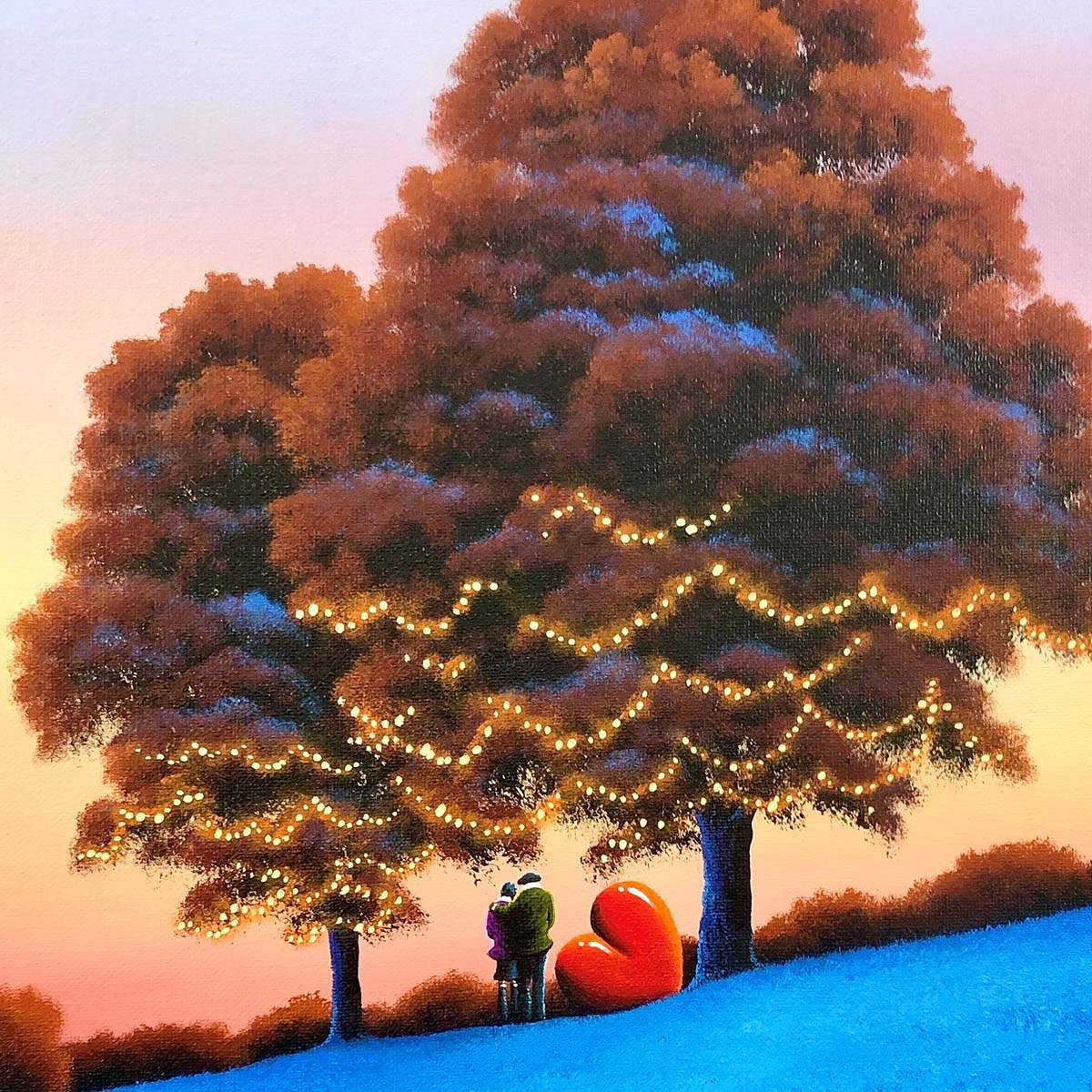 Light Up Our Love - Original - SOLD by artist David Renshaw - Wyecliffe Galleries