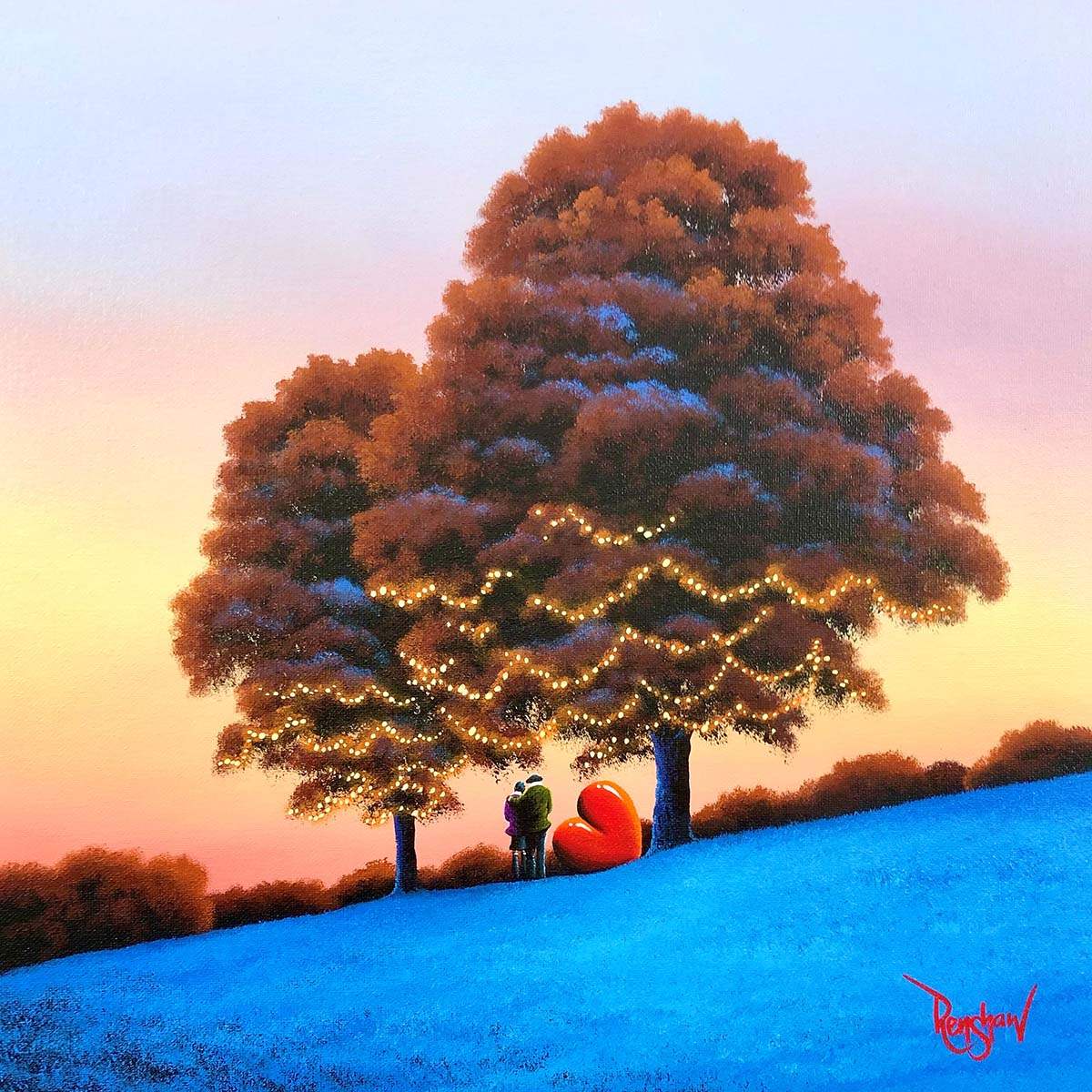 Light Up Our Love - Original - SOLD by artist David Renshaw - Wyecliffe Galleries