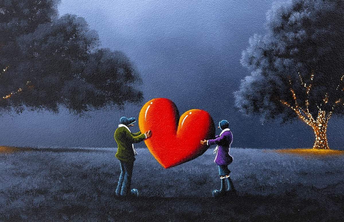 Light Up Our Love - Original - SOLD by artist David Renshaw - Wyecliffe Galleries