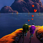 Lighthouse Love - Original - SOLD by artist David Renshaw - Wyecliffe Galleries
