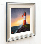 Lighthouse Memories - Original - SOLD by artist David Renshaw - Wyecliffe Galleries