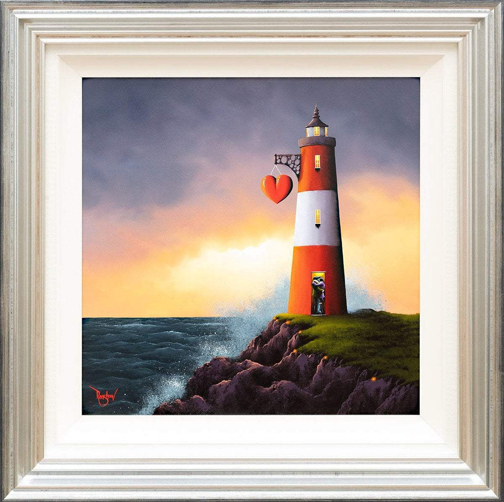 Lighthouse Memories - Original - SOLD by artist David Renshaw - Wyecliffe Galleries