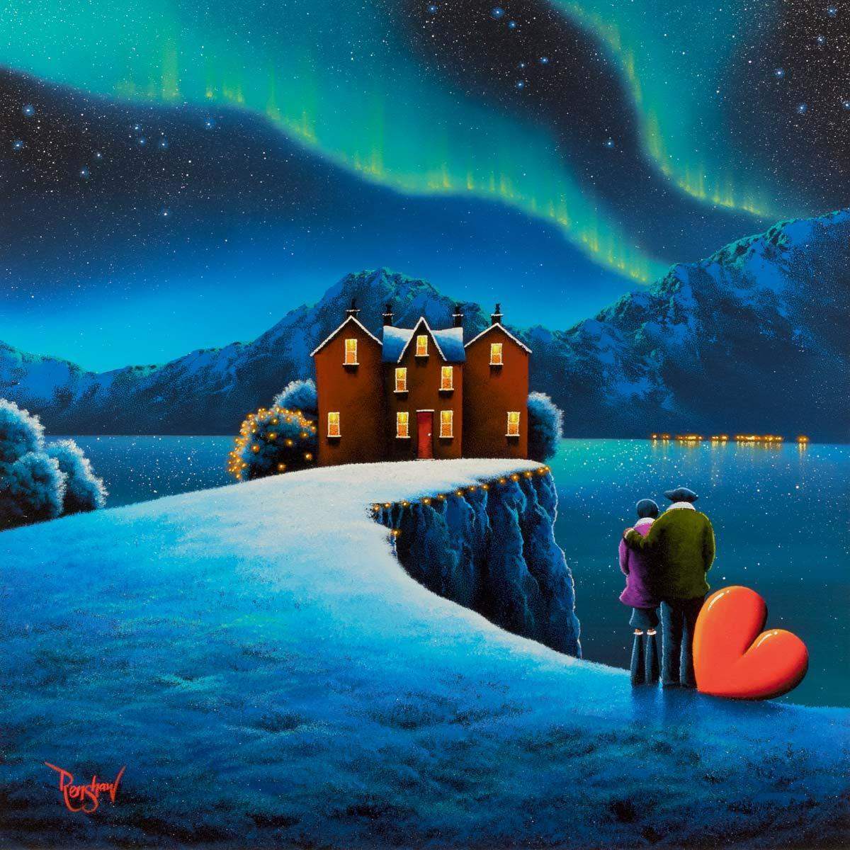 Lights Above - SOLD by artist David Renshaw - Wyecliffe Galleries