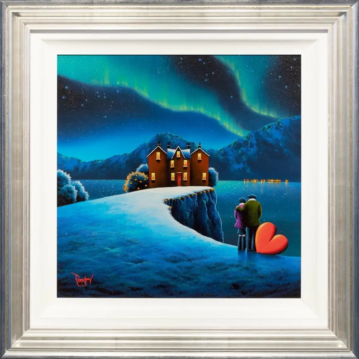 Lights Above - SOLD by artist David Renshaw - Wyecliffe Galleries