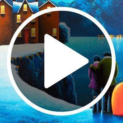 Lights Above - SOLD by artist David Renshaw - Wyecliffe Galleries