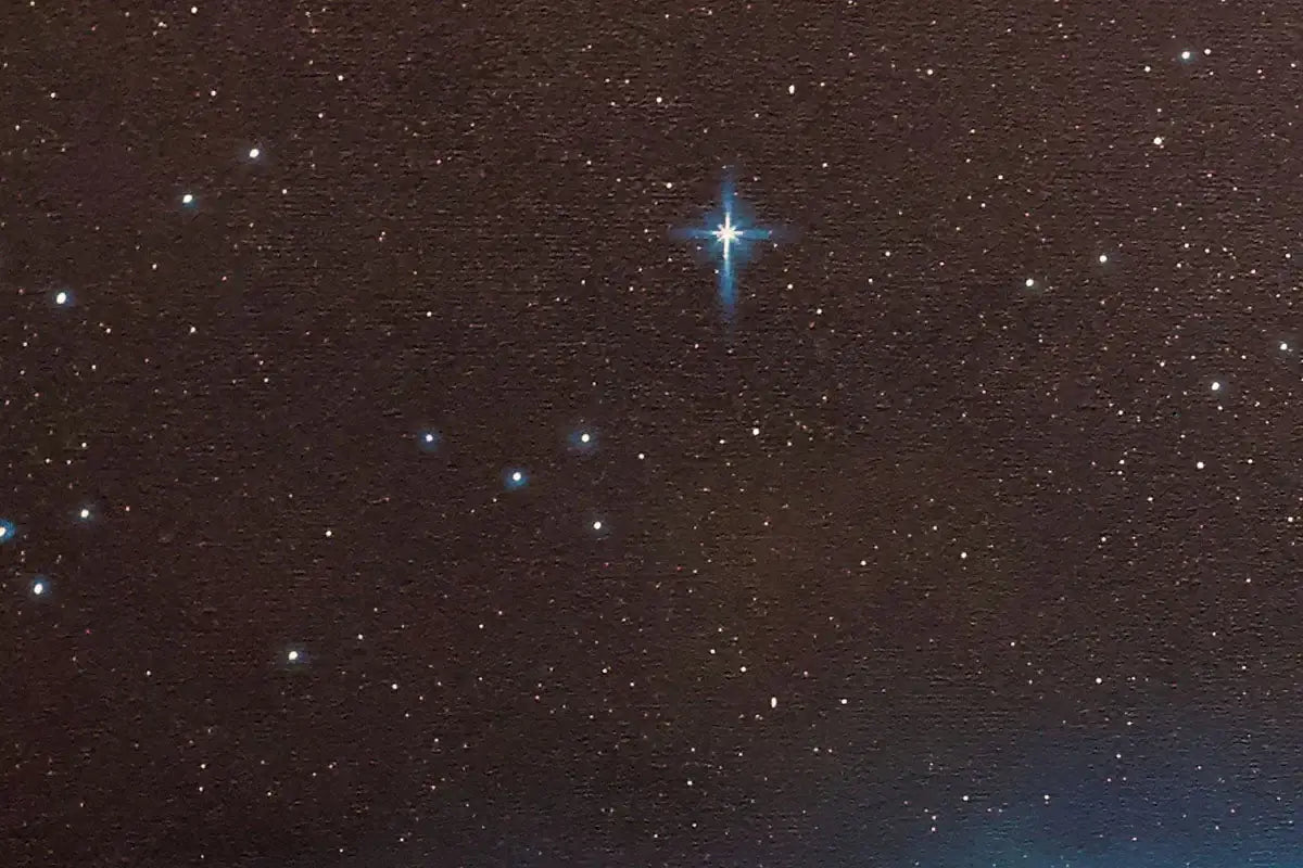 Lights Above Stonehenge - Original - SOLD by artist David Renshaw - Wyecliffe Galleries