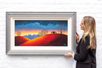 Look to the Stars - Original- SOLD by artist David Renshaw - Wyecliffe Galleries