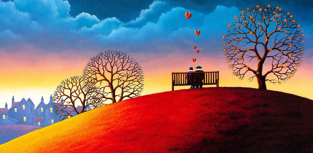 Look to the Stars - Original- SOLD by artist David Renshaw - Wyecliffe Galleries