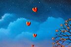 Look to the Stars - Original- SOLD by artist David Renshaw - Wyecliffe Galleries