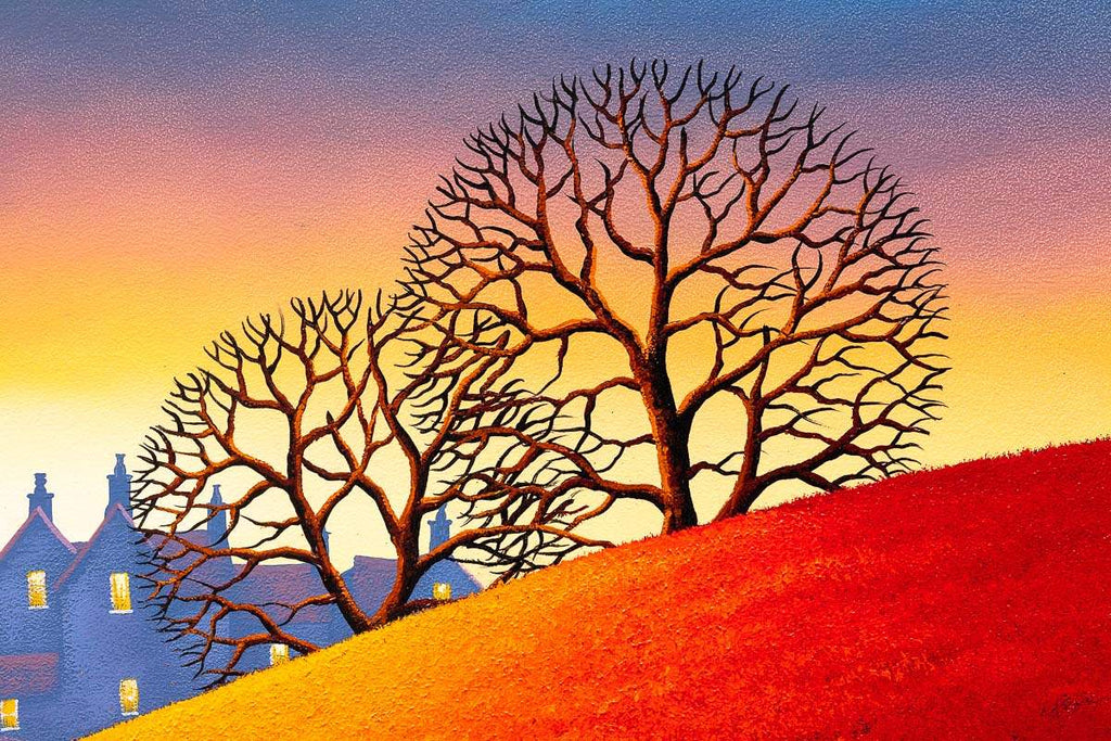 Look to the Stars - Original- SOLD by artist David Renshaw - Wyecliffe Galleries