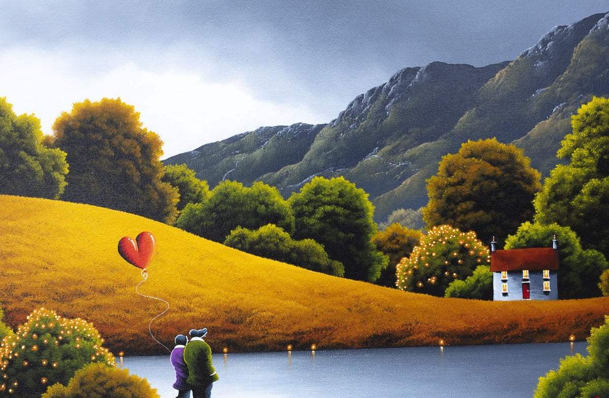 Looking Across - Original - SOLD by artist David Renshaw - Wyecliffe Galleries