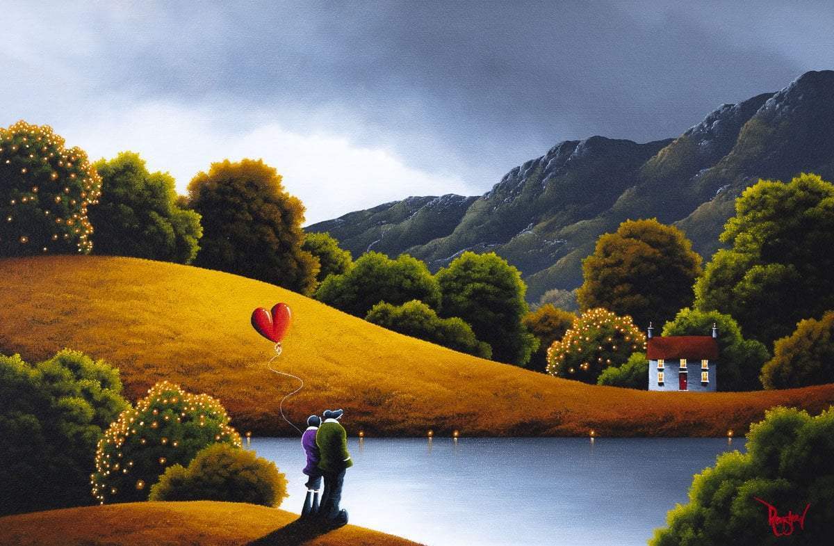 Looking Across - Original - SOLD by artist David Renshaw - Wyecliffe Galleries