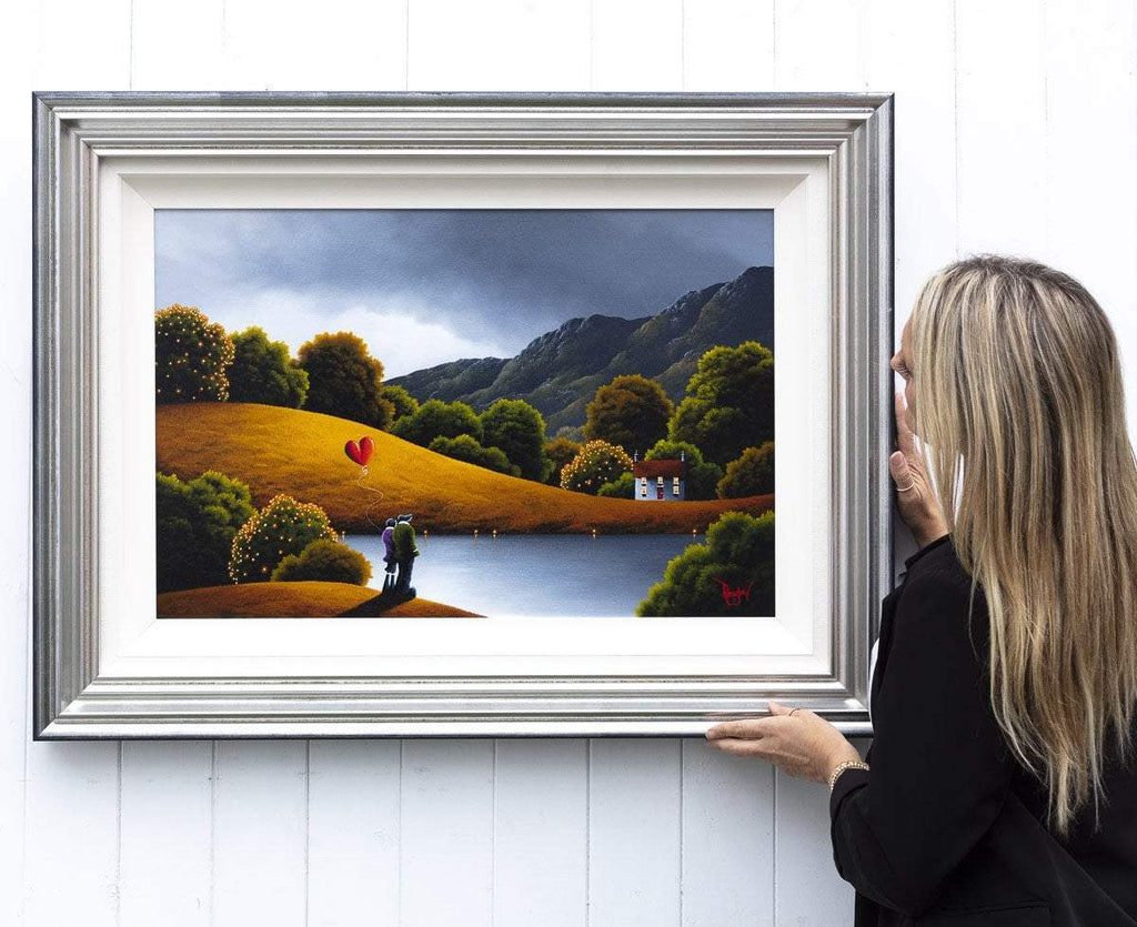 Looking Across - Original - SOLD by artist David Renshaw - Wyecliffe Galleries