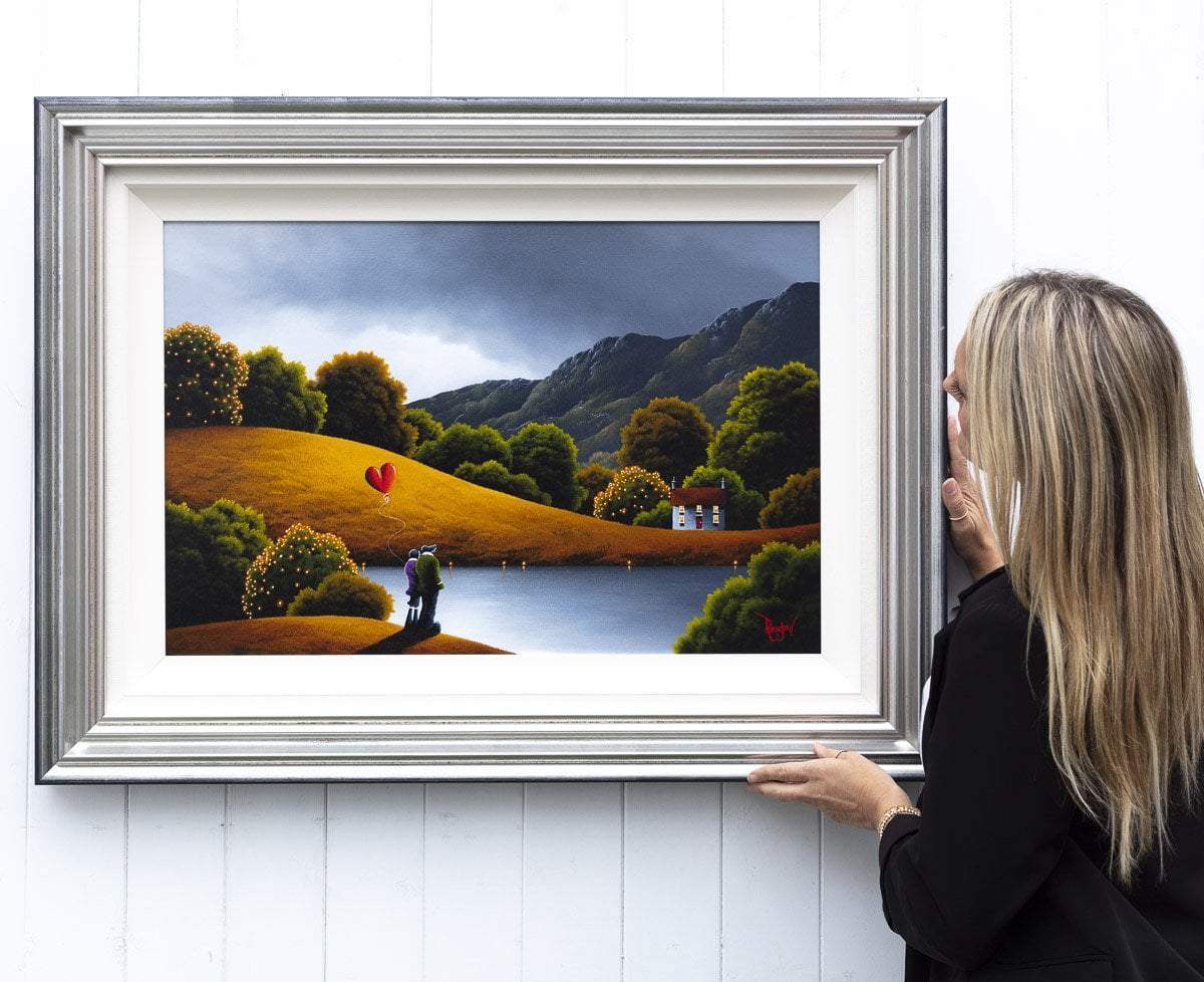 Looking Across - Original - SOLD by artist David Renshaw - Wyecliffe Galleries