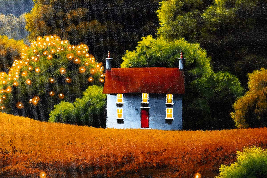 Looking Across - Original - SOLD by artist David Renshaw - Wyecliffe Galleries
