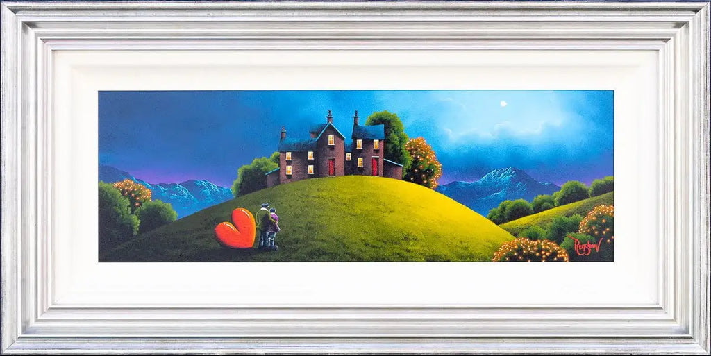 Looking at Forever With You - Original - SOLD by artist David Renshaw - Wyecliffe Galleries