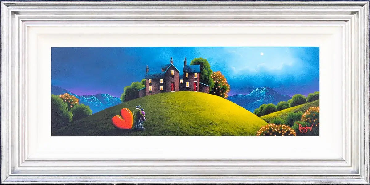 Looking at Forever With You - Original - SOLD by artist David Renshaw - Wyecliffe Galleries