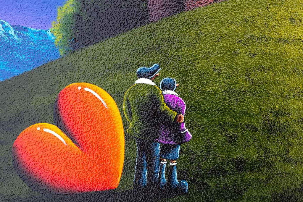 Looking at Forever With You - Original - SOLD by artist David Renshaw - Wyecliffe Galleries